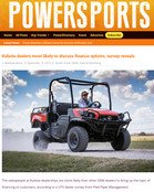 Powersports Finance Kubota dealers most likely to discuss finance options, survey reveals