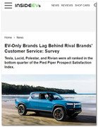 InsideEVs EV-Only Brands Lag Behind Rival Brands' Customer Service: Survey