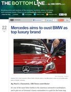 NBC News Mercedes aims to oust BMW as top luxury brand