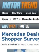 Motor Trend Mercedes Dealers Ranked Highest, Secret Shopper Survey Finds