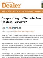 Rural Lifestyle Dealer Responding to Website Leads: How Do Dealers Perform?
