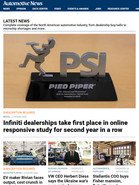 Automotive News Infiniti dealerships take first place in online responsive study for second year in a row