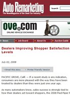 Auto Remarketing Dealers Improving Shopper Satisfaction Levels