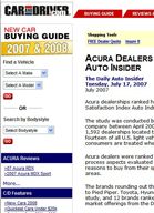 Car and Driver Acura Dealers Ranked Highest in Study