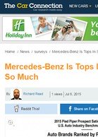 The Car Connection Mercedes-Benz Is Tops In Shopper Satisfaction, But Tesla? Not So Much