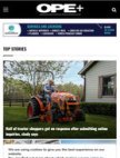 OPE Magazine Half of tractor shoppers get no response after submitting online inquiries, study says