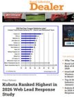 Rural Lifestyle Dealer Kubota Ranked Highest in 2026 Web Lead Response Study