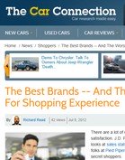Car Connection The Best Brands -- And The Worst -- For Shopping Experience