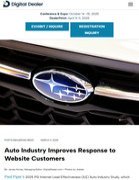 Digital Dealer Auto Industry Improves Response to Website Customers