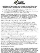 Press Release: CHEVROLET RANKED #1 FOR DEALERSHIP CONSISTENCY IN PIED PIPER'S &ldquo;LOOK-ALIKE INDEX&trade;&rdquo; AI COMPUTER VISION STUDY 