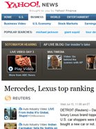 Yahoo! NEWS: US & CANADA Mercedes, Lexus top ranking of U.S. dealerships
