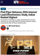 Motorcycle Powersports News Pied Piper Releases 2026 Internet Lead Effectiveness Study, Indian Ranked Highest