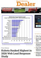 Rural Lifestyle Dealer Kubota Ranked Highest in 2026 Web Lead Response Study